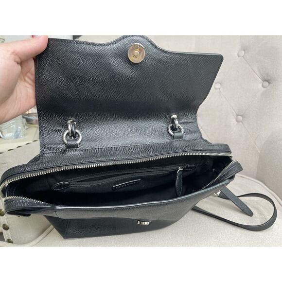 Rebecca Minkoff Gabby Crossbody Bag Satchel Black Top Handle Bag - Picture 8 of 8